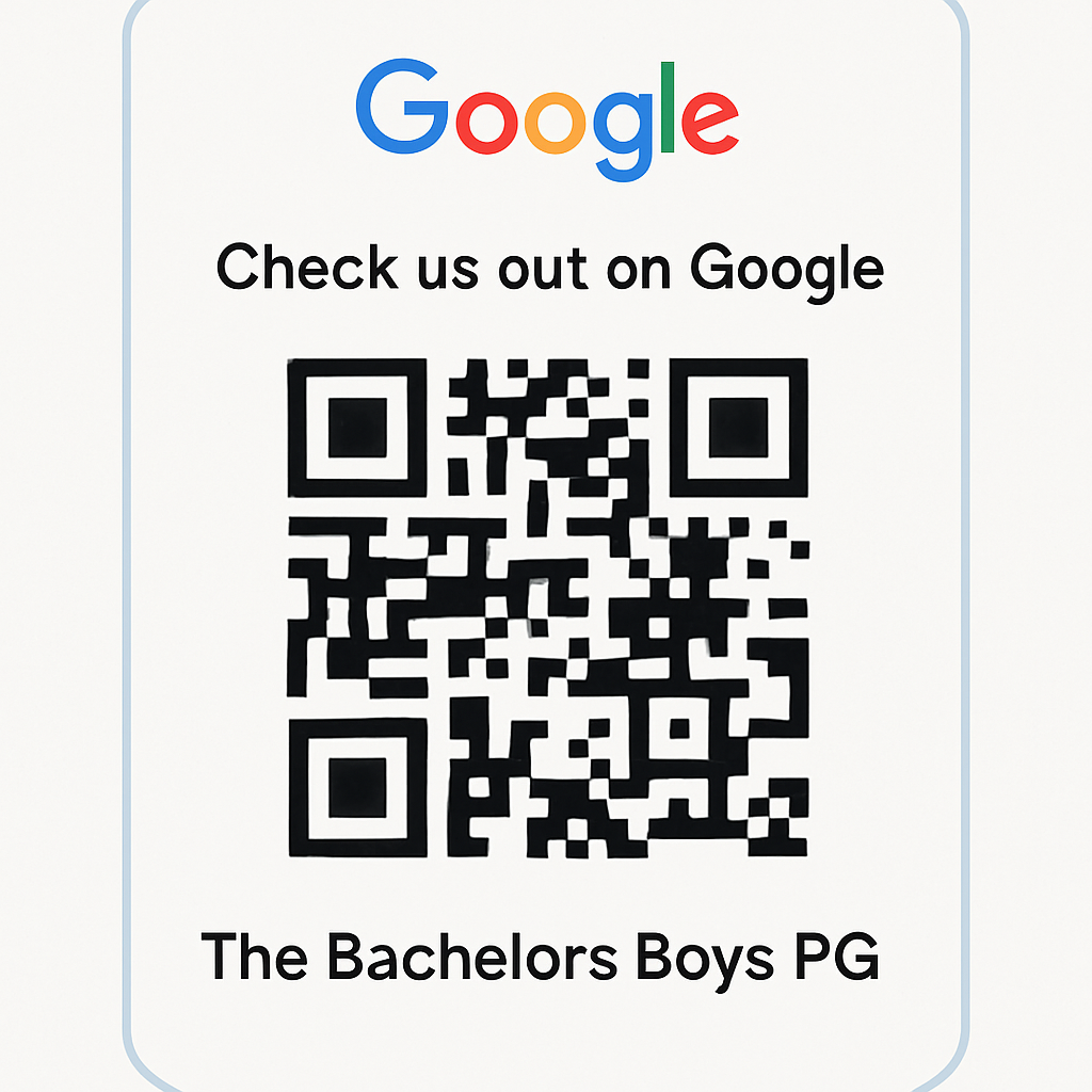 Scan QR code to find The Bachelors PG on Google Maps